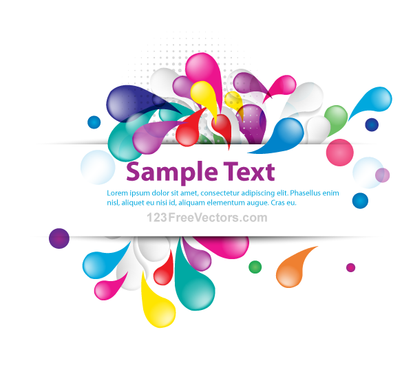 600x550 Vector Abstract Colorful Banner Design Download Free Vector Art
