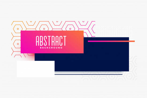 626x417 Abstract Modern Colorful Banner Design Vector Free Download