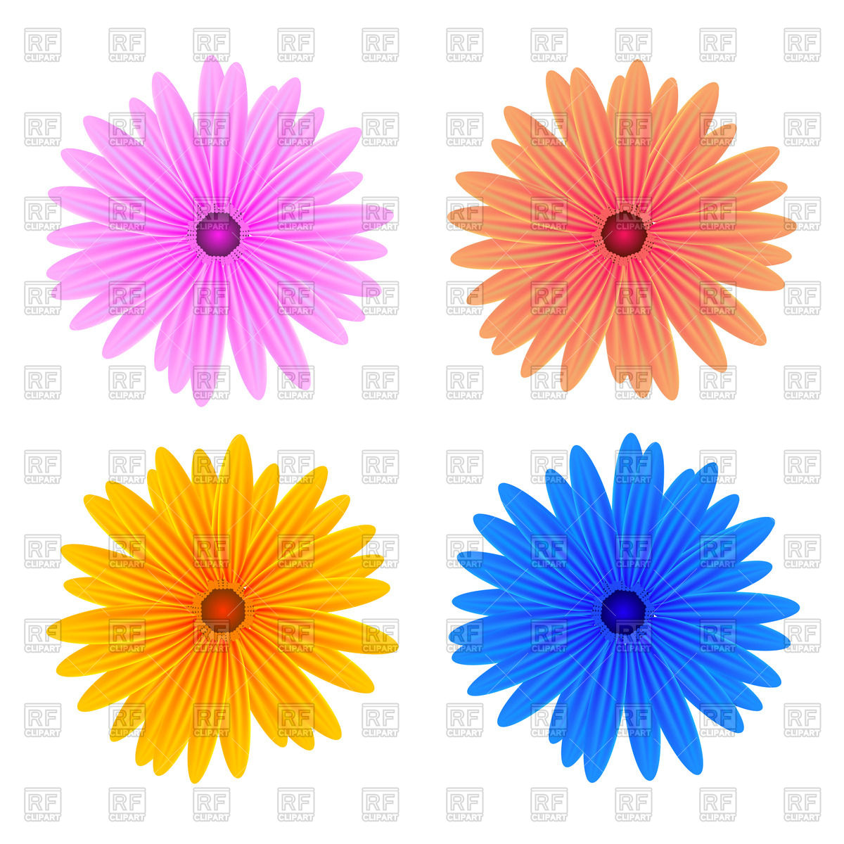 Colorful Fresh Spring Flowers Vector Image Of Plants And Animals 1200x1200 Colorful Fresh Spring Flowers Vector Image Of Plants And Animals