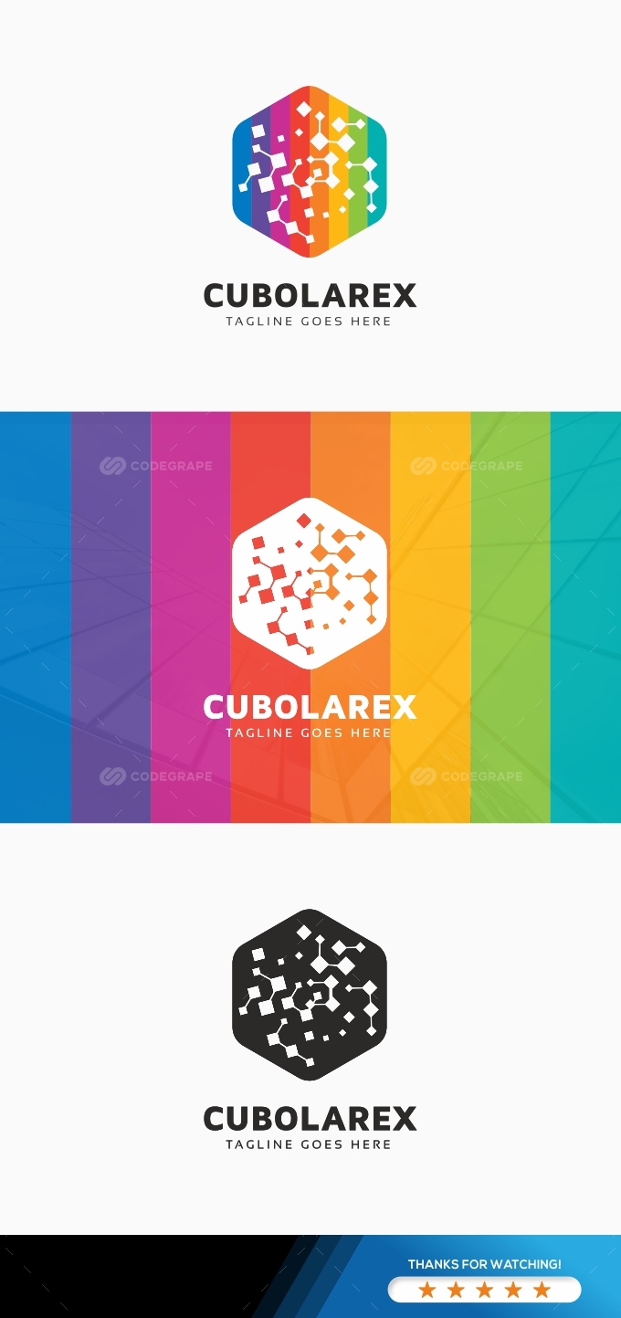 Cube Colorful Logo 680x1443 Cube Colorful Logo