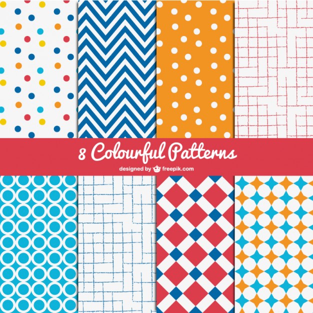 Colorful Patterns Pack Vector Free Download 626x626 Colorful Patterns Pack Vector Free Download
