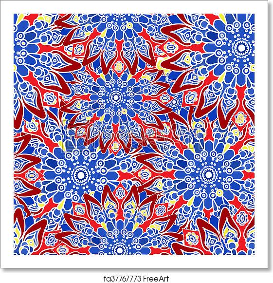 Free Art Print Of Seamless Colorful Pattern Oriental Style 561x581 Free Art Print Of Seamless Colorful Pattern Oriental Style