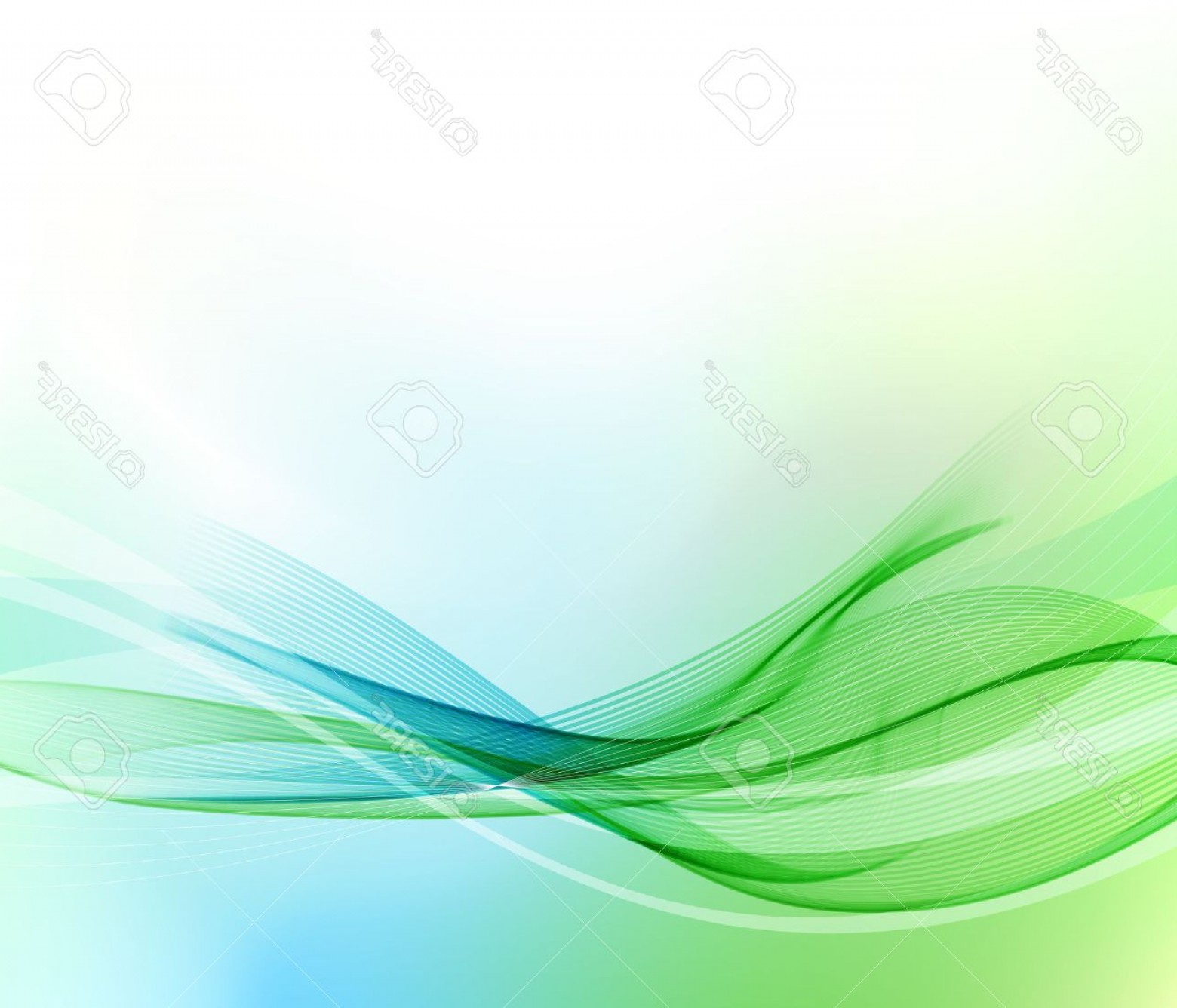 1560x1336 Photostock Vector Abstract Blue And Green Wavy Lines Colorful