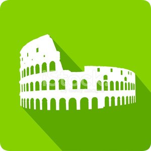 300x300 Colosseum, Vector Illustration Premium Clipart