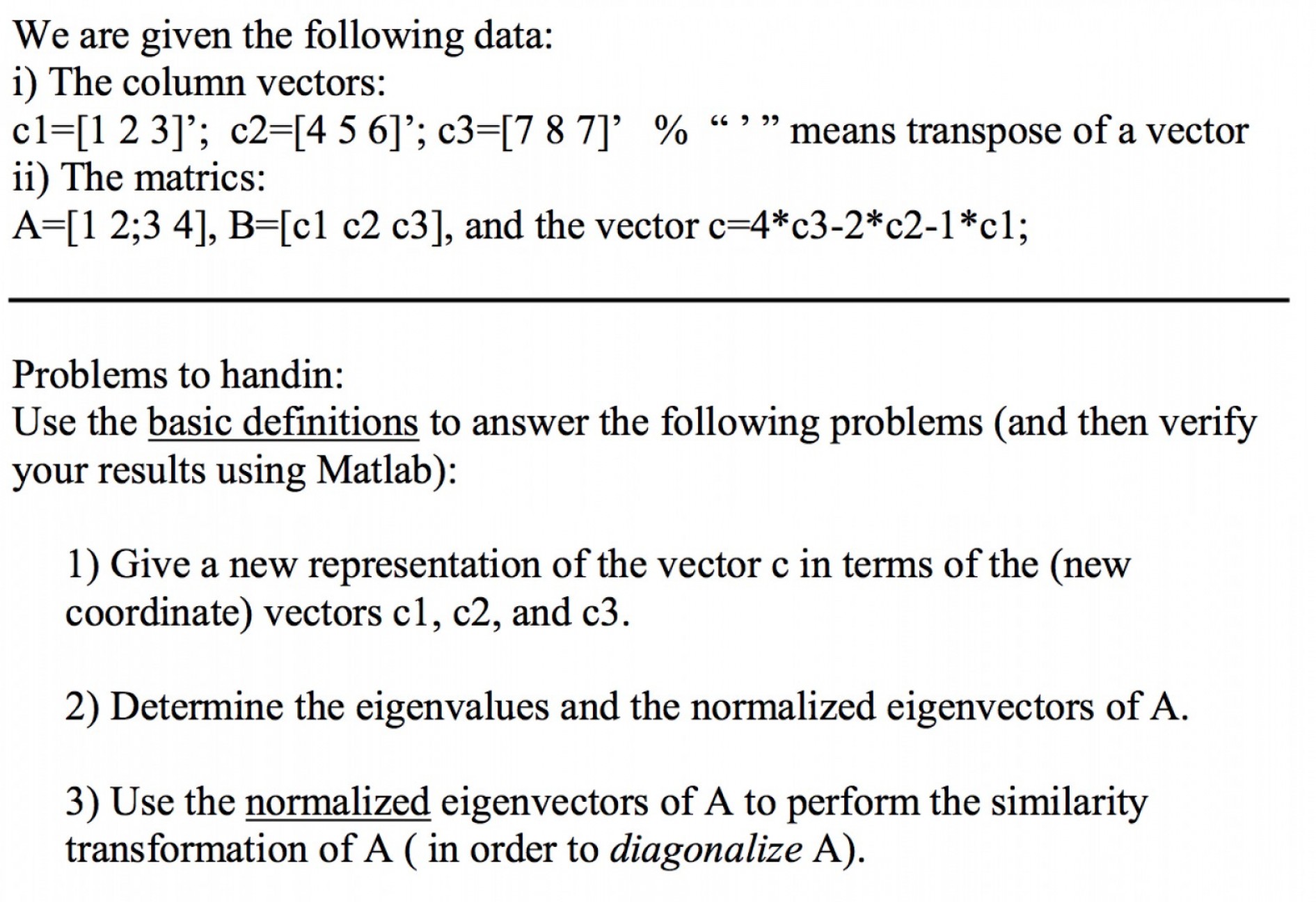 vector in matlab