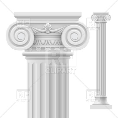 400x400 Roman Column Vector Image Of Architecture, Buildings Dvarg