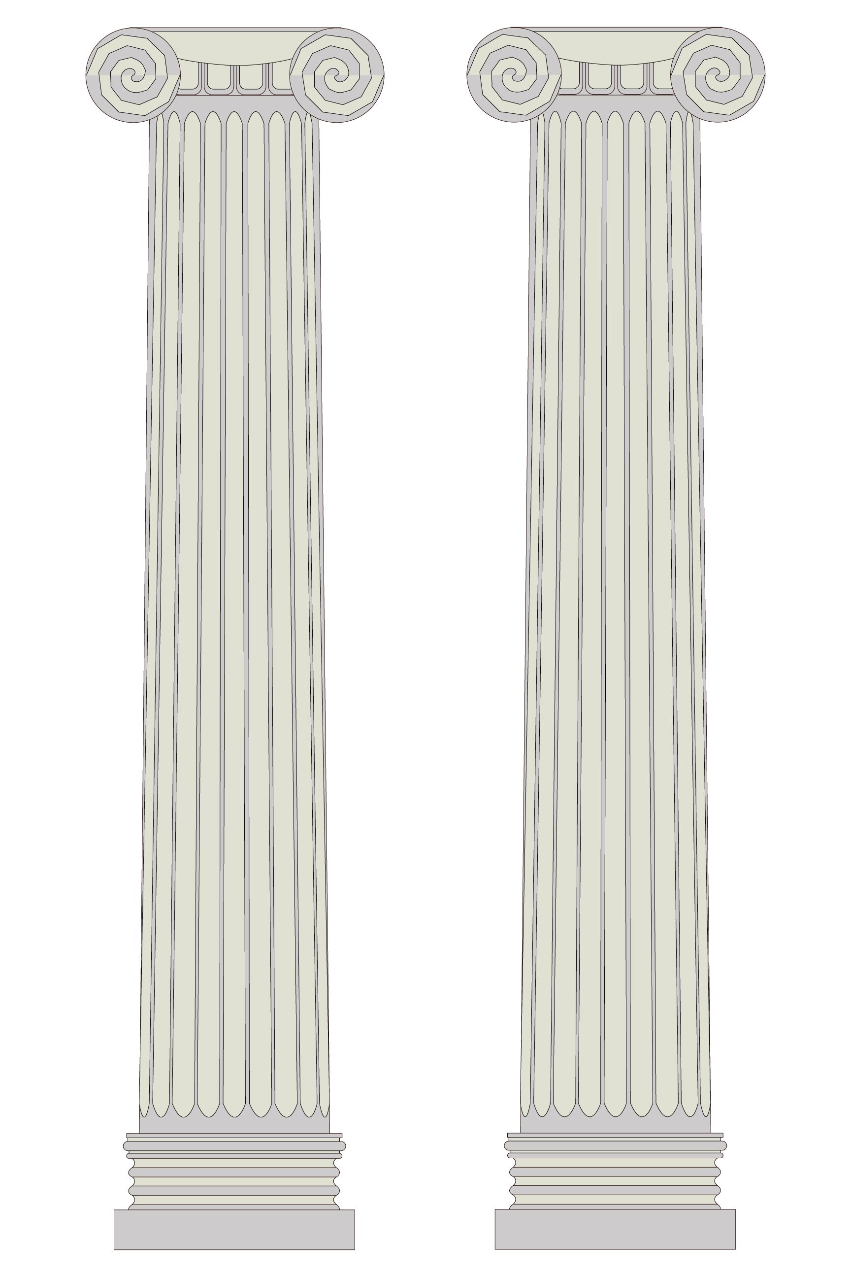 1728x2592 Free Vector Column Vectors Architecture Vector Free, Free