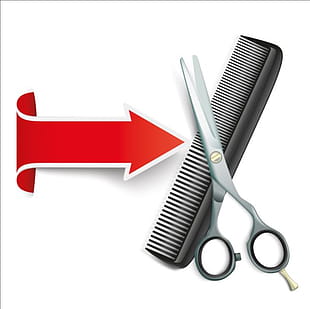 310x309 Scissors Comb With Tags Vector Free Graphics Uihere