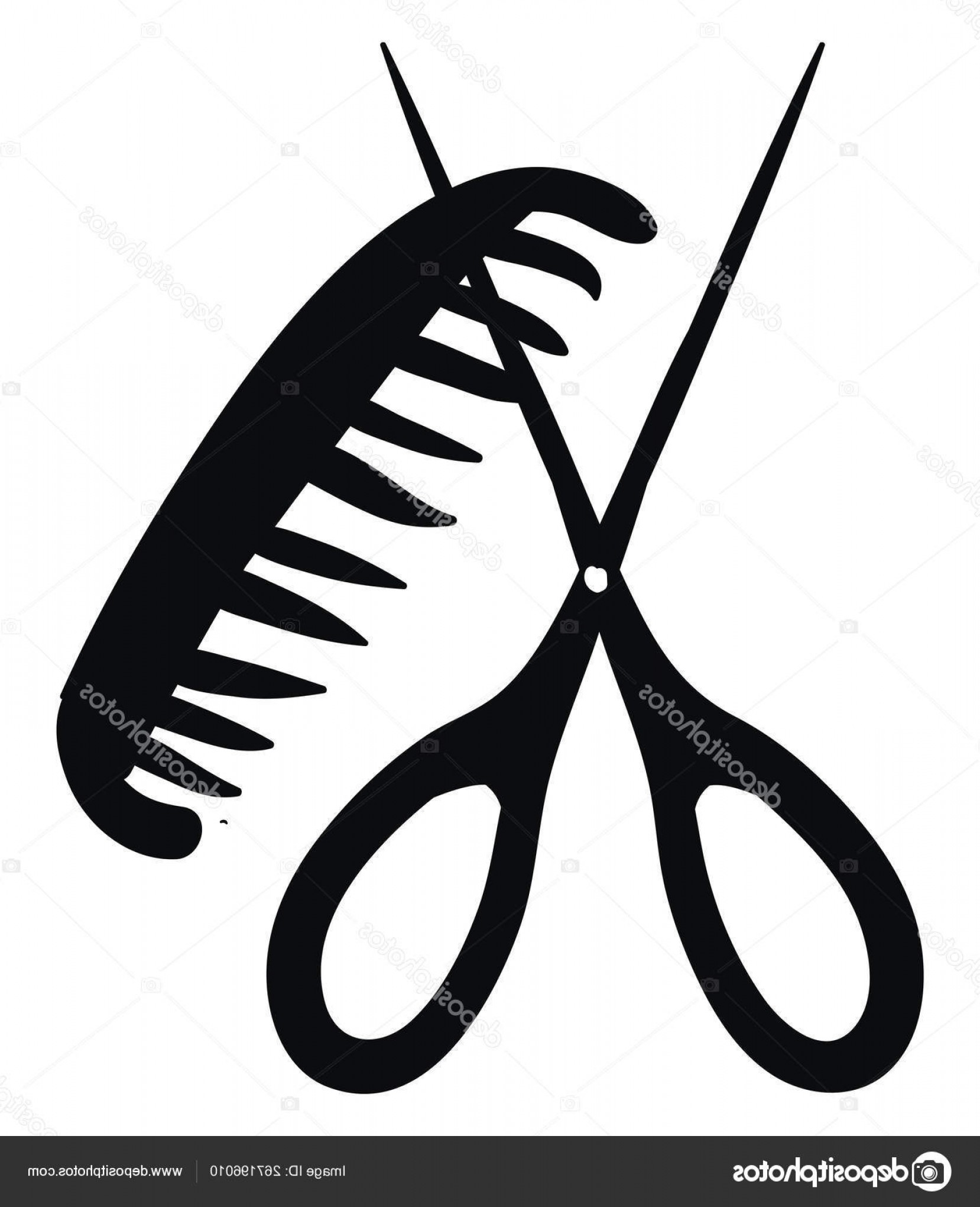 1658x2040 Scissors And Comb Vector Geekchicpro