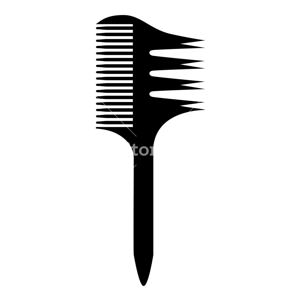 1000x1000 Two Sided Comb Icon Simple Illustration Of Two Sided Comb Vector