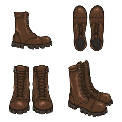 Combat Boots Vector at Vectorified.com | Collection of Combat Boots ...