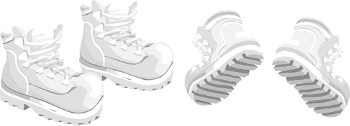 500x180 Vector Clip Art Of Kid's Boots
