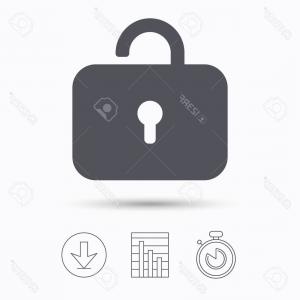 300x300 Vector Key And Arrow Up Logo Combination Lock And Growth Symbol