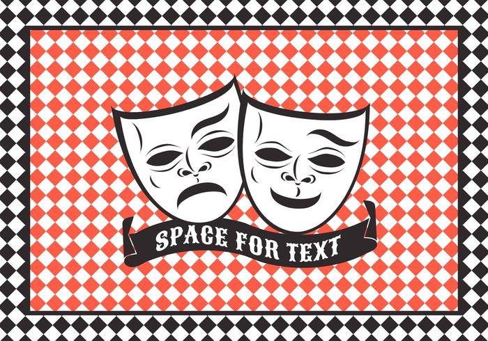 700x490 Vector Comedy And Tragedy Theater Mask