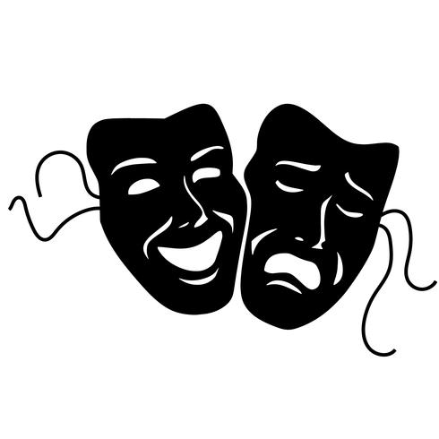 490x490 Thespian Mask Vector