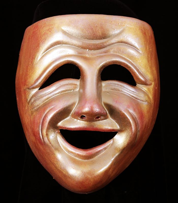 700x800 Decorative Comedy Mask