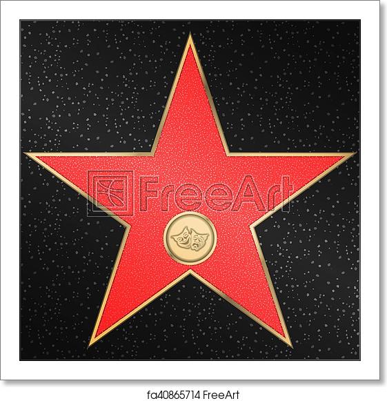 561x581 Free Art Print Of Star, Comedy, Tragedy, Masks, Vector Red Marble