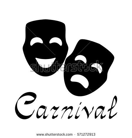450x470 Mardi Gras Clip Art Silhouette