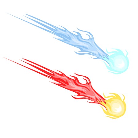 450x450 Asteroids Or Comet Vector Cartoon Illustration For Games, Posters