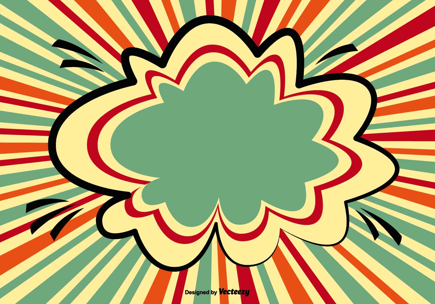 Colorful Comic Style Background Illustration 1400x980 Colorful Comic Style Background Illustration