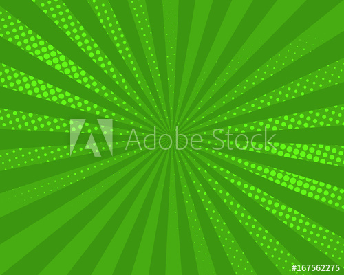 Green Pop Art Comic Background, Vector Illustration Burst 500x400 Green Pop Art Comic Background, Vector Illustration Burst