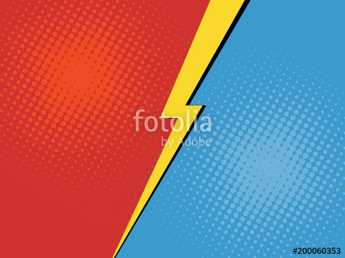 Comic Book Versus Background Vector Illustration Stock Photo 500x375 Comic Book Versus Background Vector Illustration Stock Photo
