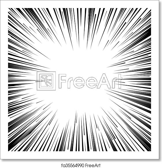 Free Art Print Of Manga Comic Book Flash Explosion Radial Lines 561x581 Free Art Print Of Manga Comic Book Flash Explosion Radial Lines
