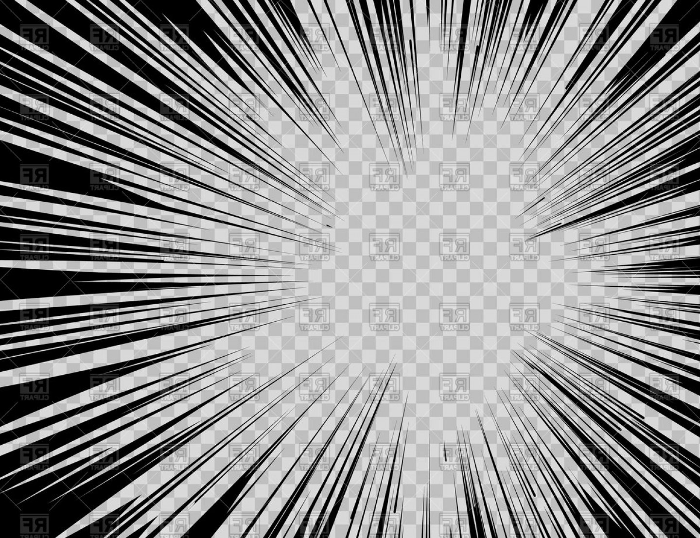 Abstract Comic Book Flash Explosion Radial Lines On Transparent 1440x1107 Abstract Comic Book Flash Explosion Radial Lines On Transparent