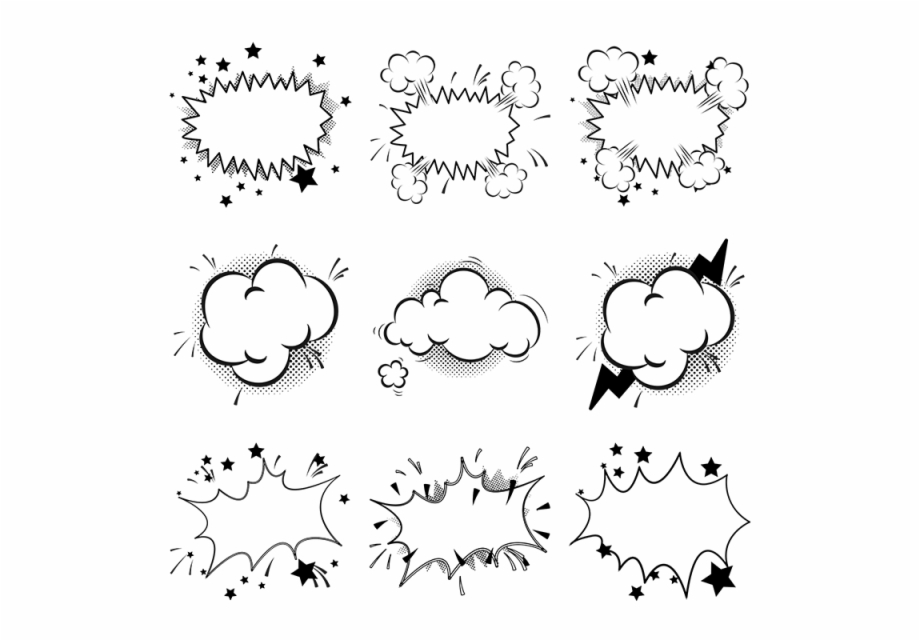 920x641 Comic Bubble Vector Png Free Png Images Clipart Download