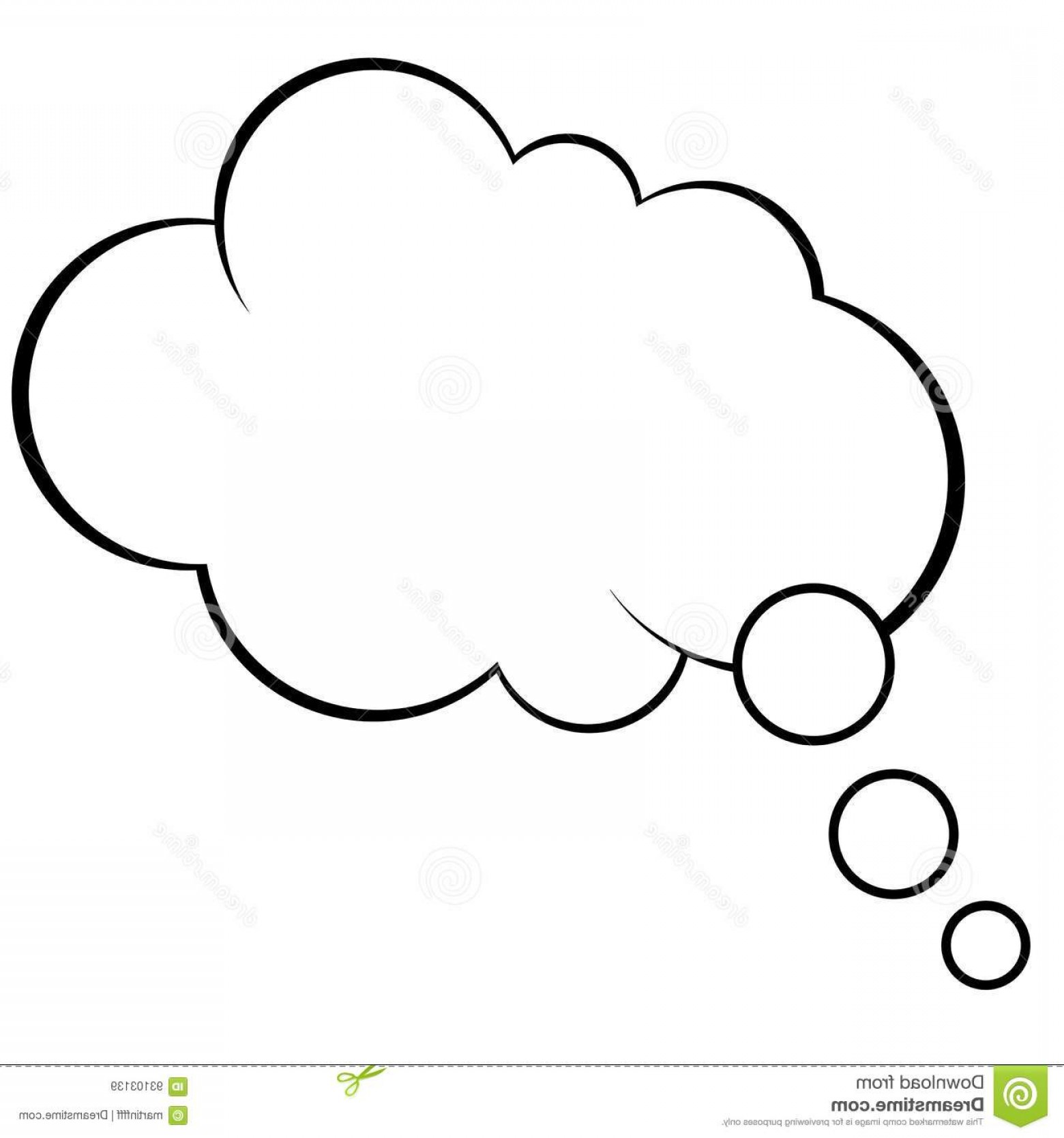 1560x1668 Stock Illustration Thought Comic Bubble Vector Image Soidergi