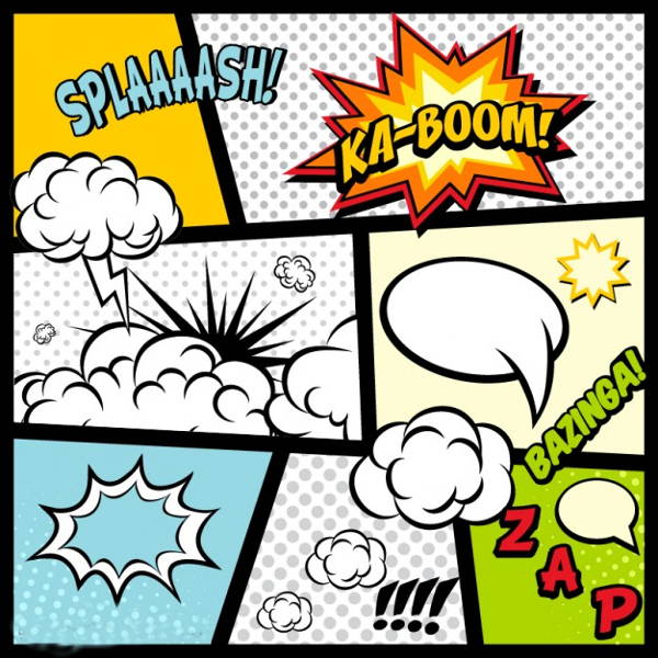 Comic Book Cover Vector