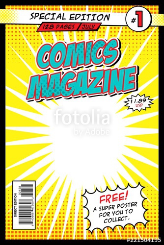 Comic Book Cover Vector at Vectorified.com | Collection of Comic Book ...