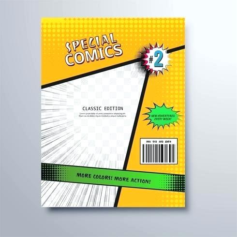 490x490 Beautiful Special Comic Book Cover Template Vector Download Free