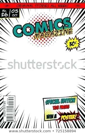 300x470 Comic Book Cover Template