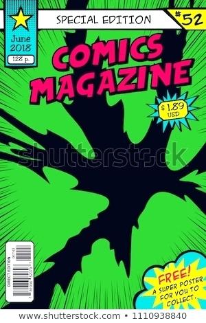 300x470 Comic Book Cover Design Template Free Vector Printable