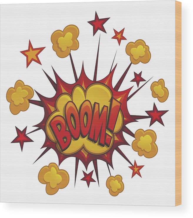 656x740 Funny Cartoon Boom And Comic Book Explosion Vector Illustration