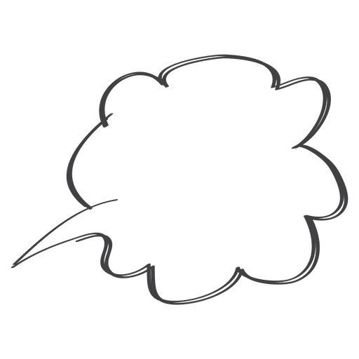512x512 Comic Speech Bubble Doodle