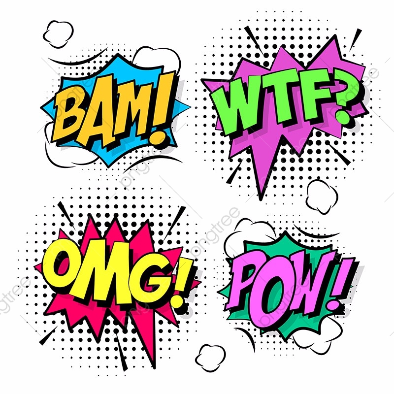 Comic Design Elements, Cartoon, Comic, Shapes Png And Vector 800x800 Comic Design Elements, Cartoon, Comic, Shapes Png And Vector