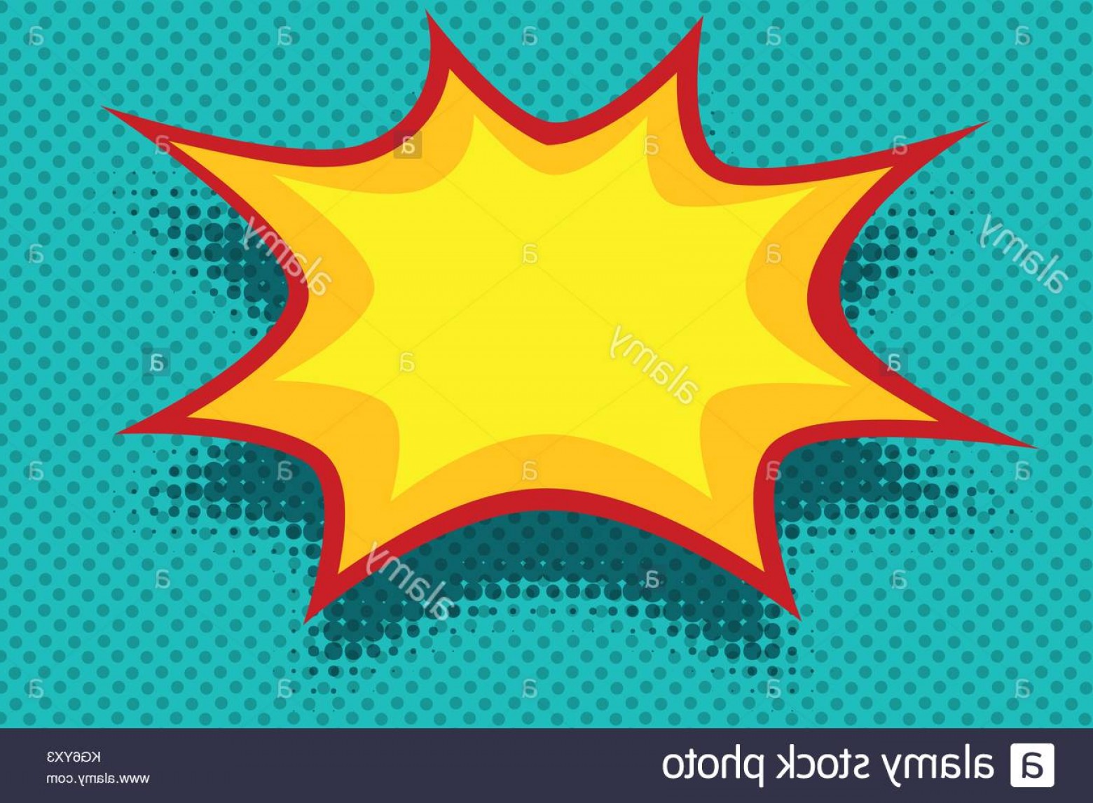 1560x1147 Stock Image Yellow Comic Book Background Explosion Bubble Pop Art