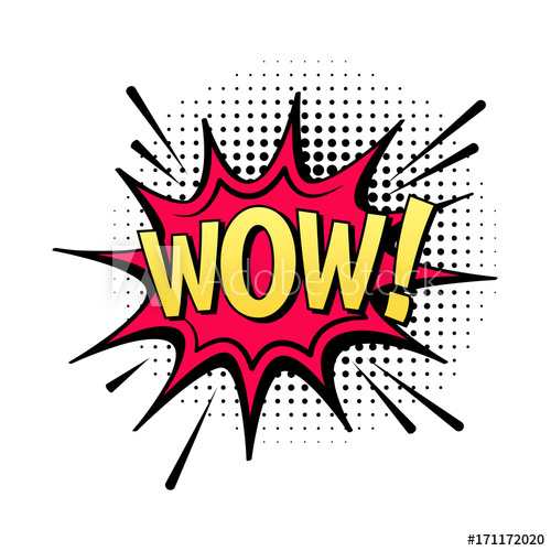Wow Speech Bubble Vector Cartoon Comic Explosion With Text Wow 500x500 Wow Speech Bubble Vector Cartoon Comic Explosion With Text Wow