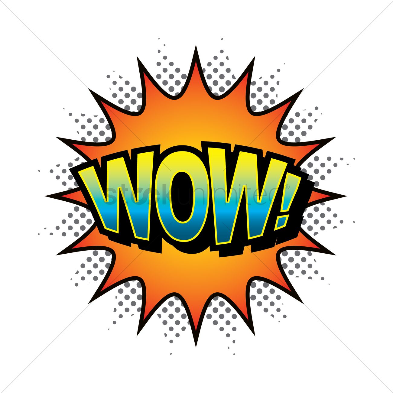 Wow Comic Speech Bubble Vector Image 1300x1300 Wow Comic Speech Bubble Vector Image