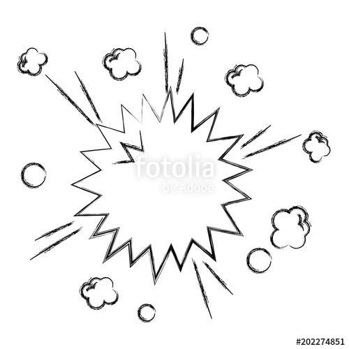 Comic Explosion Comic Speech Bubble Vector Illustration Outline 500x500 Comic Explosion Comic Speech Bubble Vector Illustration Outline