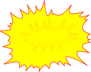 299x237 Comic Burst Clip Art