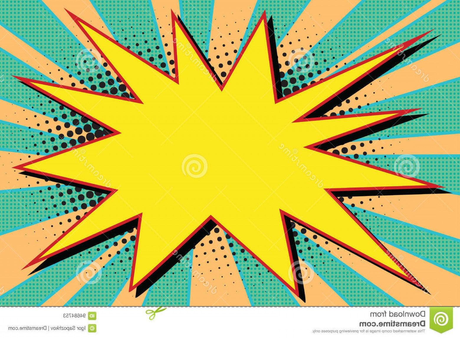 Comic Burst Vector at Vectorified.com | Collection of Comic Burst ...