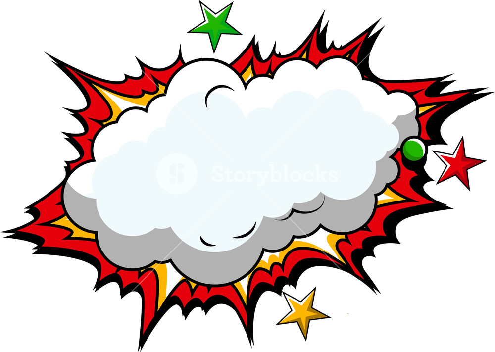 Comic Cloud Background Vector Royalty Free Stock Image 1000x711 Comic Cloud Background Vector Royalty Free Stock Image