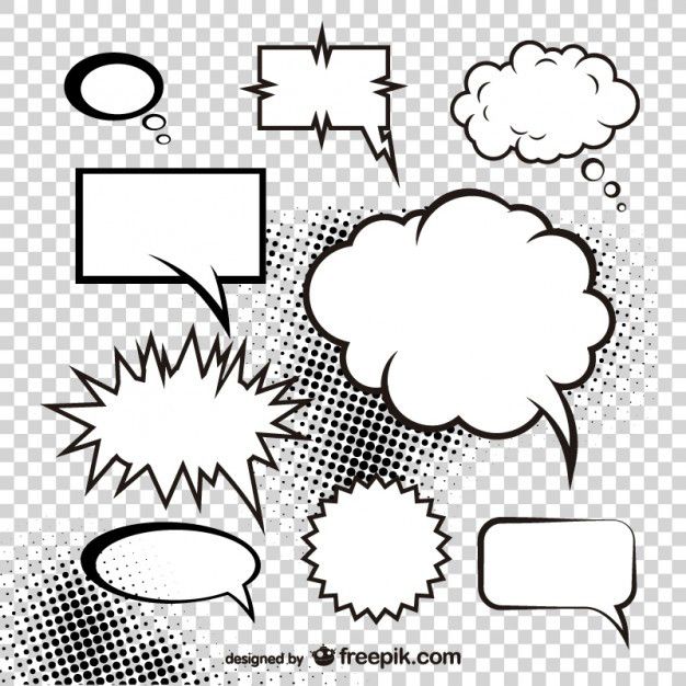 626x626 Mushroom Cloud Of The Comic Style Dialog Box Free Vector