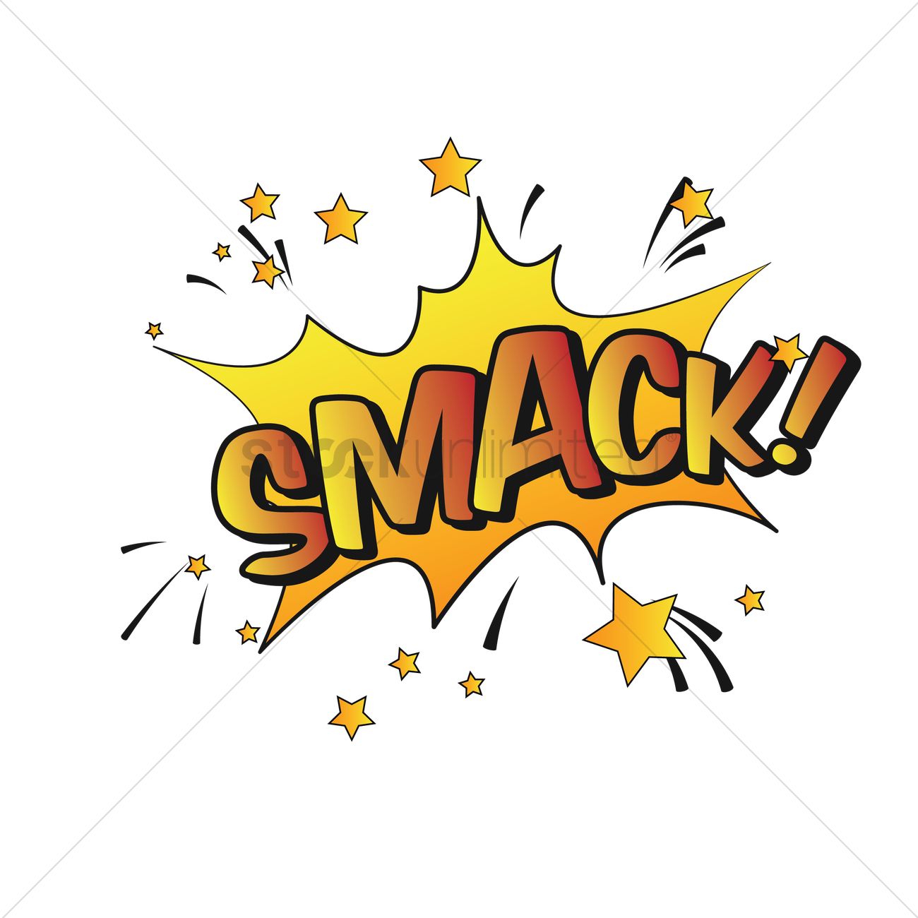 1300x1300 Free Comic Effect Smack Vector Image