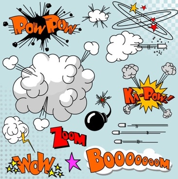 366x368 Explosion Free Vector Download