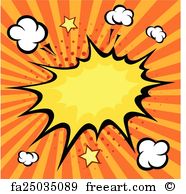 186x194 Free Art Print Of Bang Comic Explosion Bang Comic Explosion