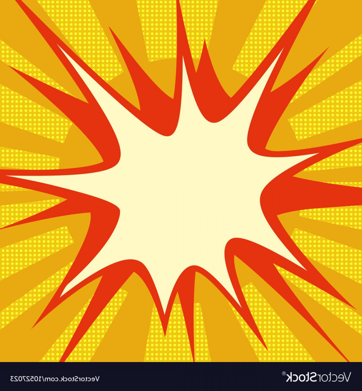 1200x1296 Red Comic Explosion Over Orange Sun Vector Soidergi